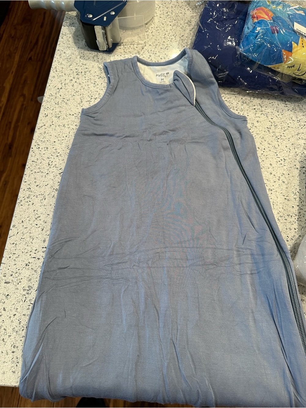 Kyte BABY Light Blue Sleeveless Sleep Sack
